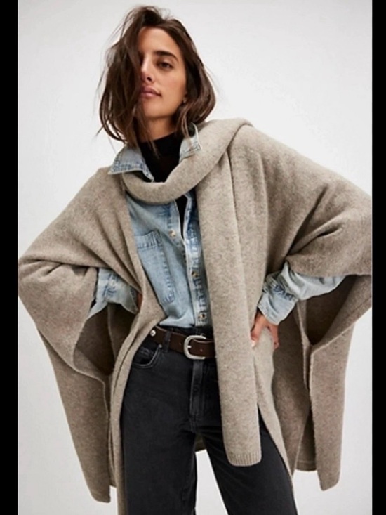 Free People Sweaters - Free People - Ellie Scarf Wrap Duster NWT